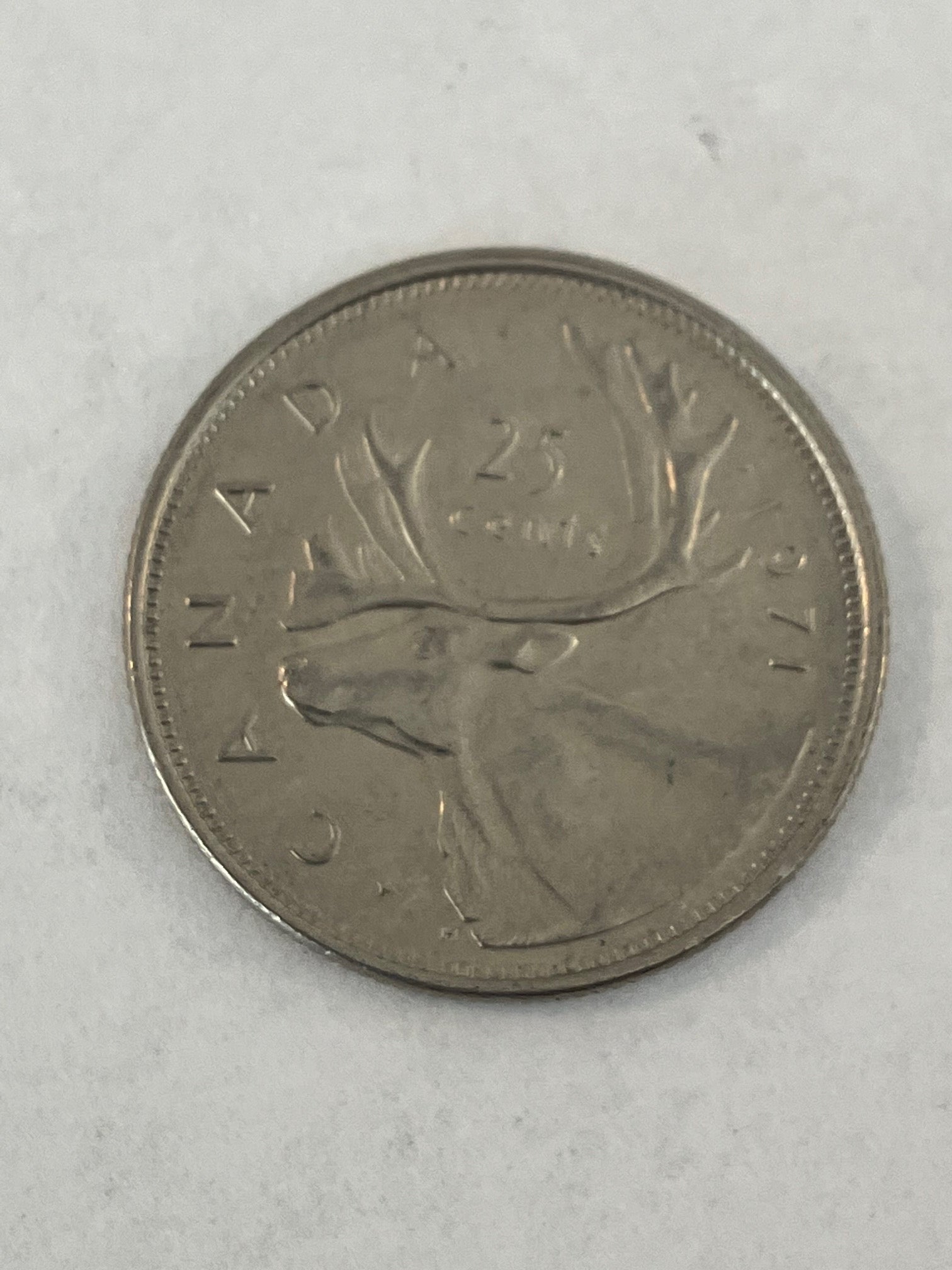 25 Cents Canada 1971