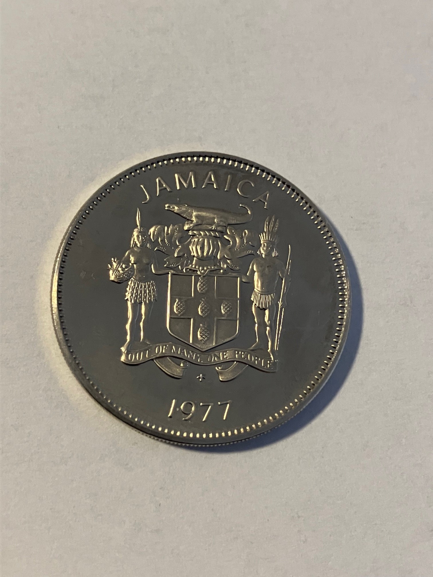 25 Cents Jamaica 1977
