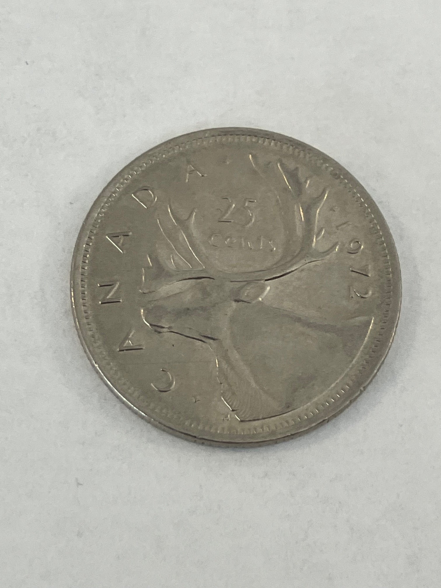 25 Cents Canada 1972