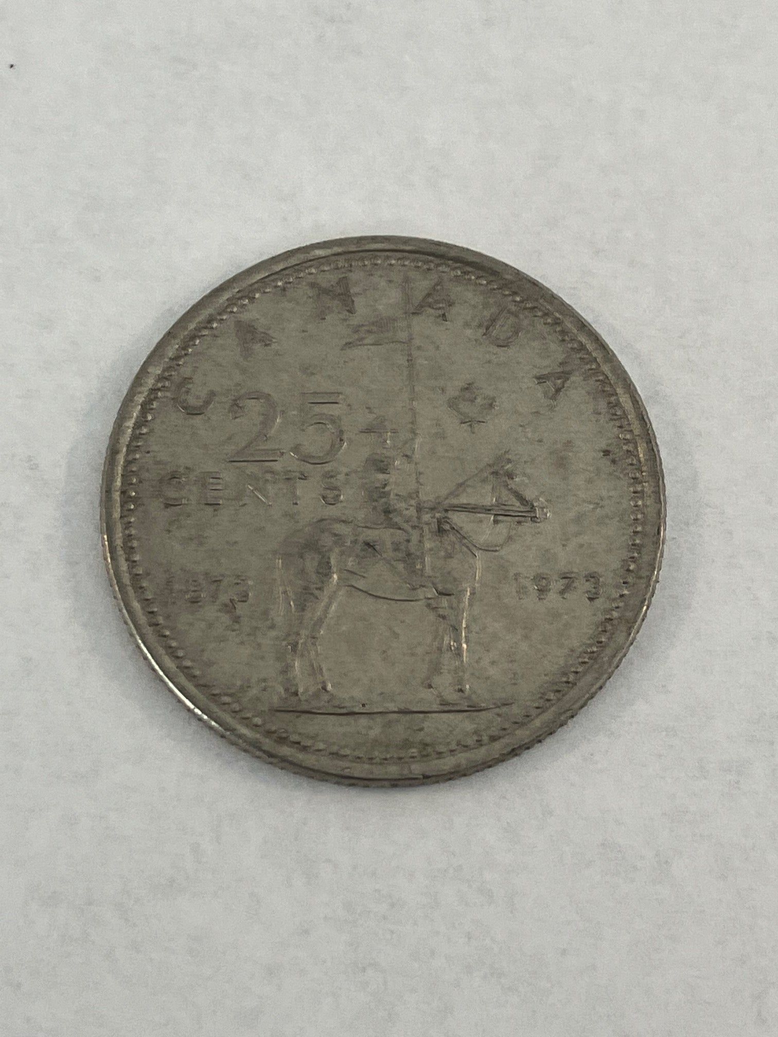 25 Cents Canada 1973