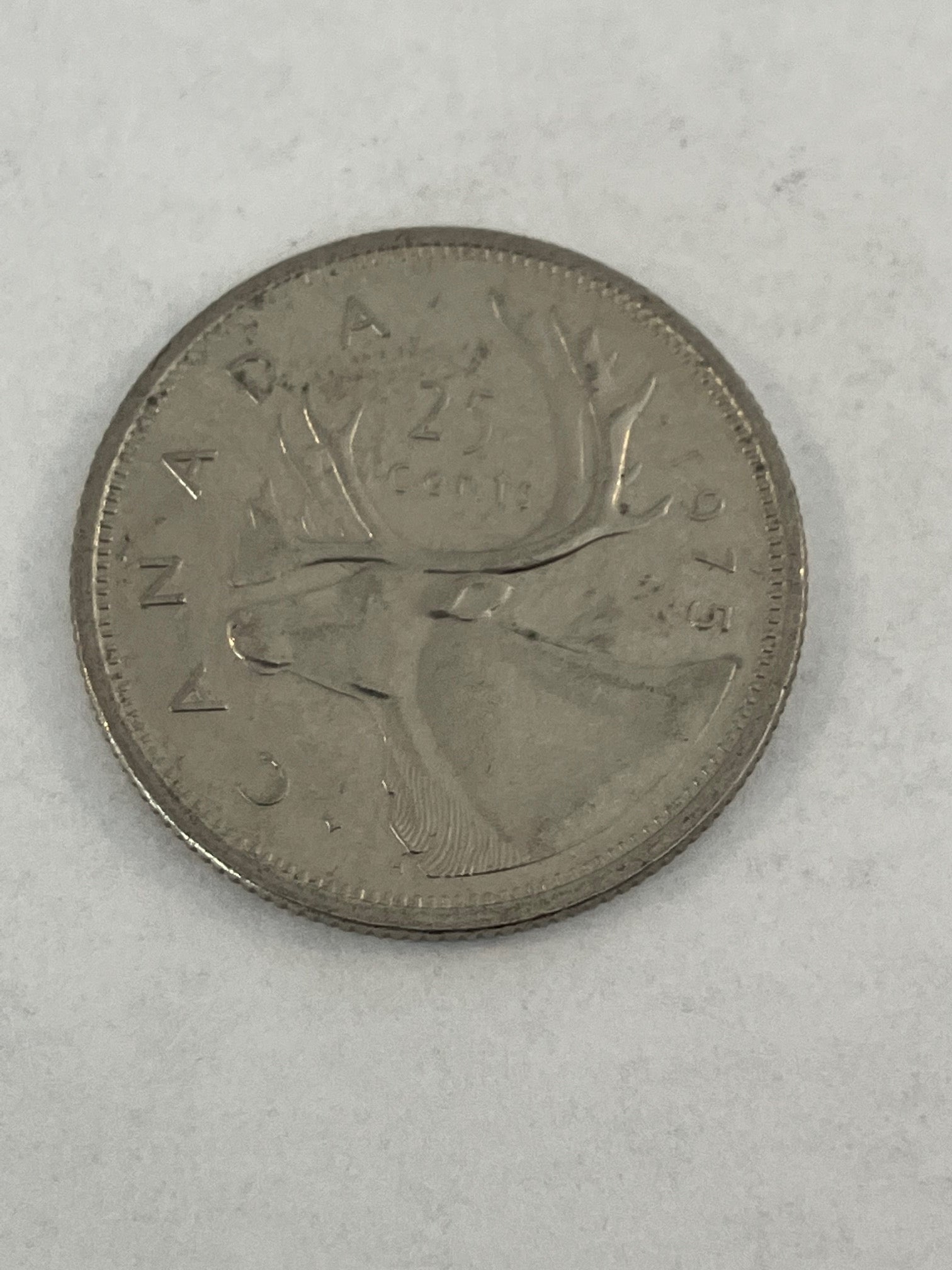 25 Cents Canada 1975