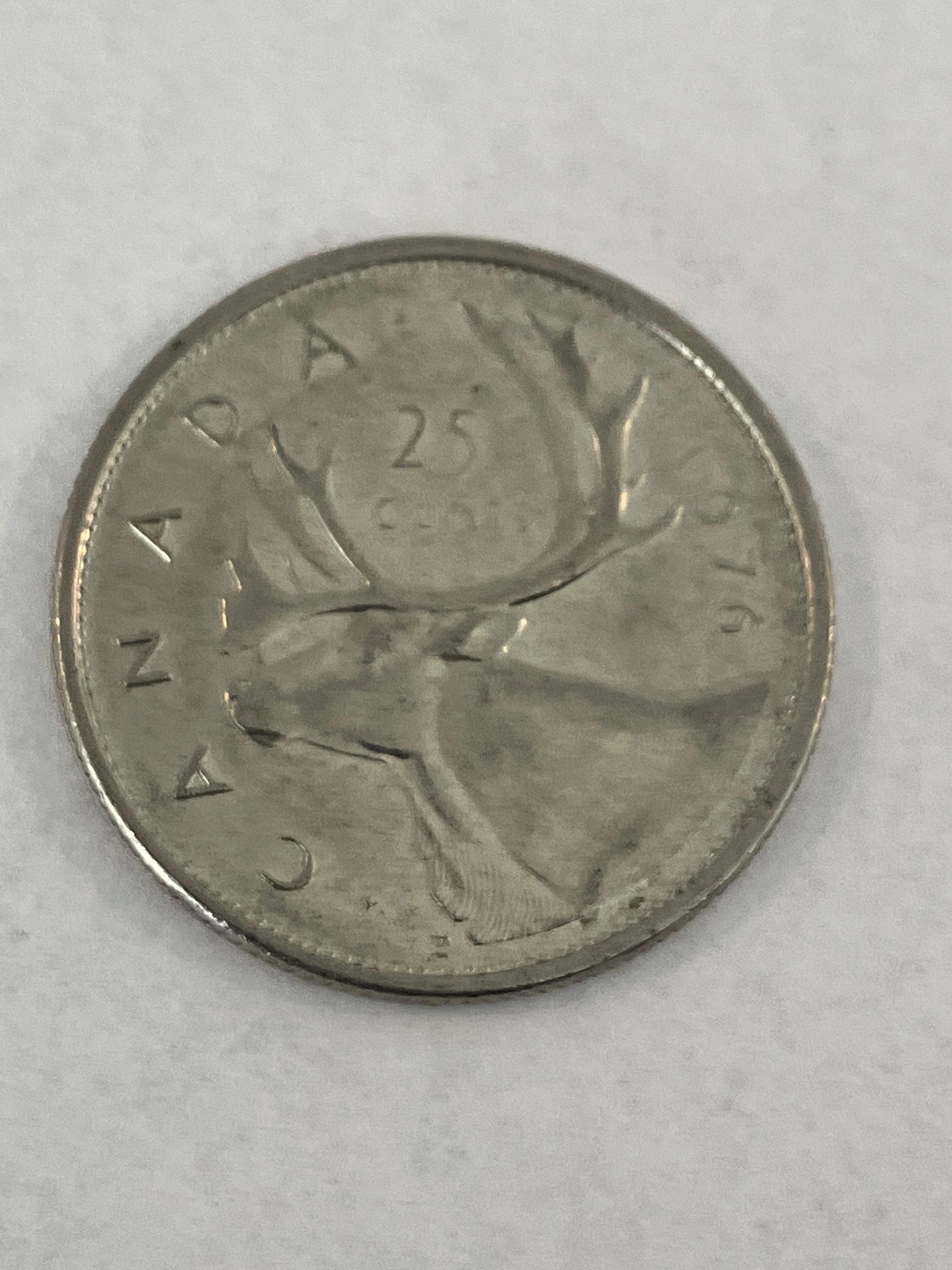 25 Cents Canada 1976