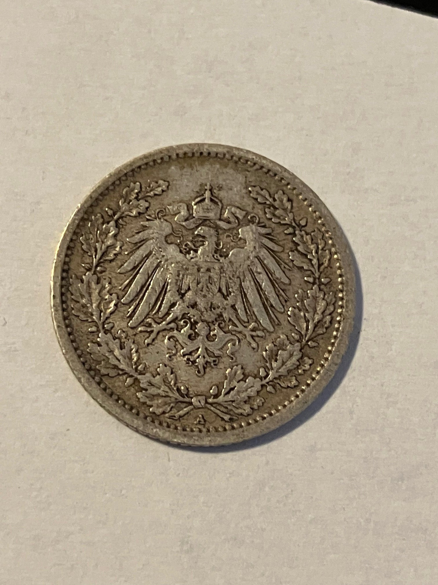1/2 Mark 1909 Germany