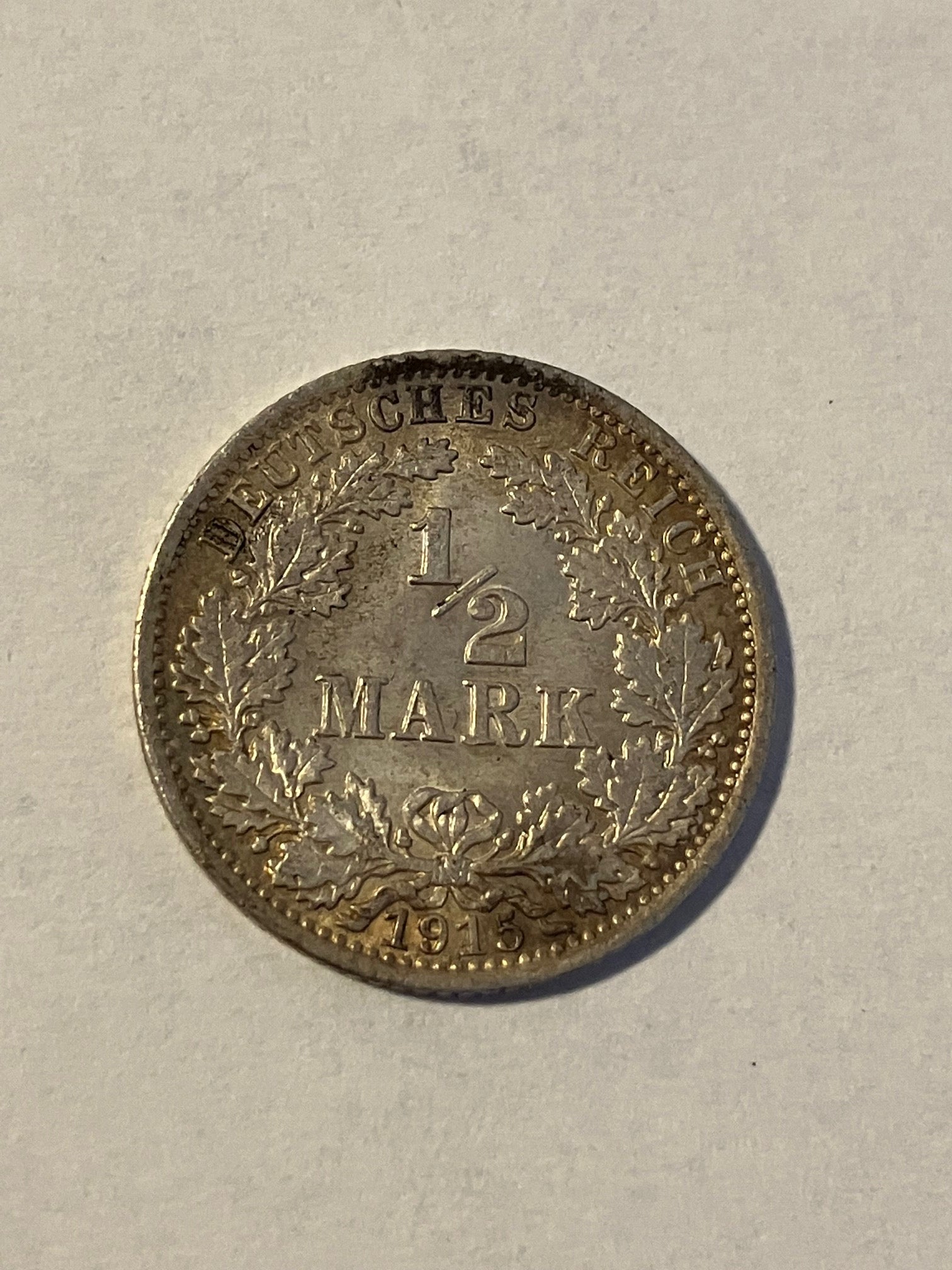 1/2 Mark 1915 Germany