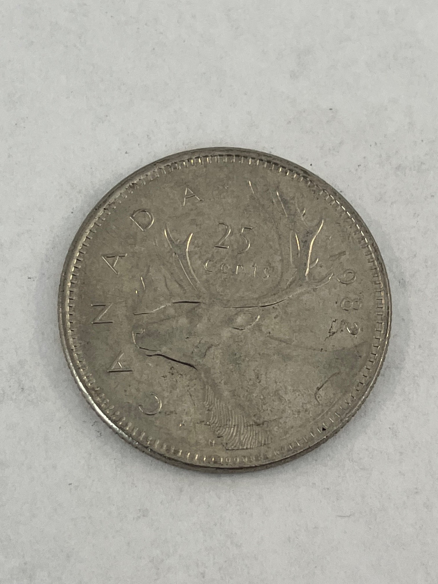 25 Cents Canada 1982