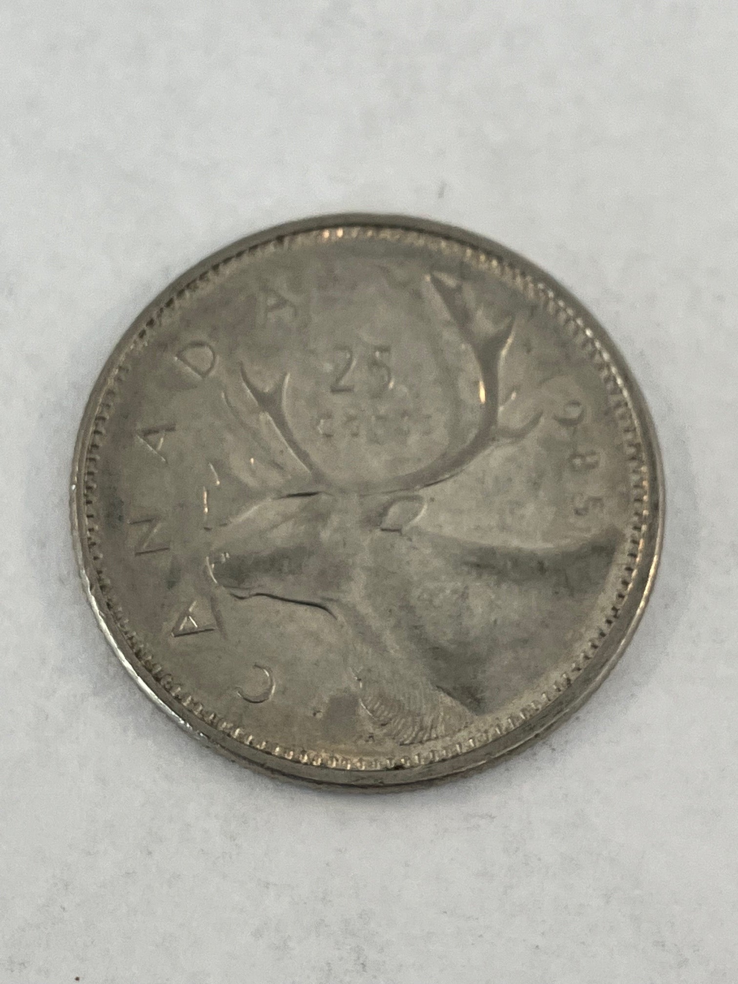 25 Cents Canada 1985