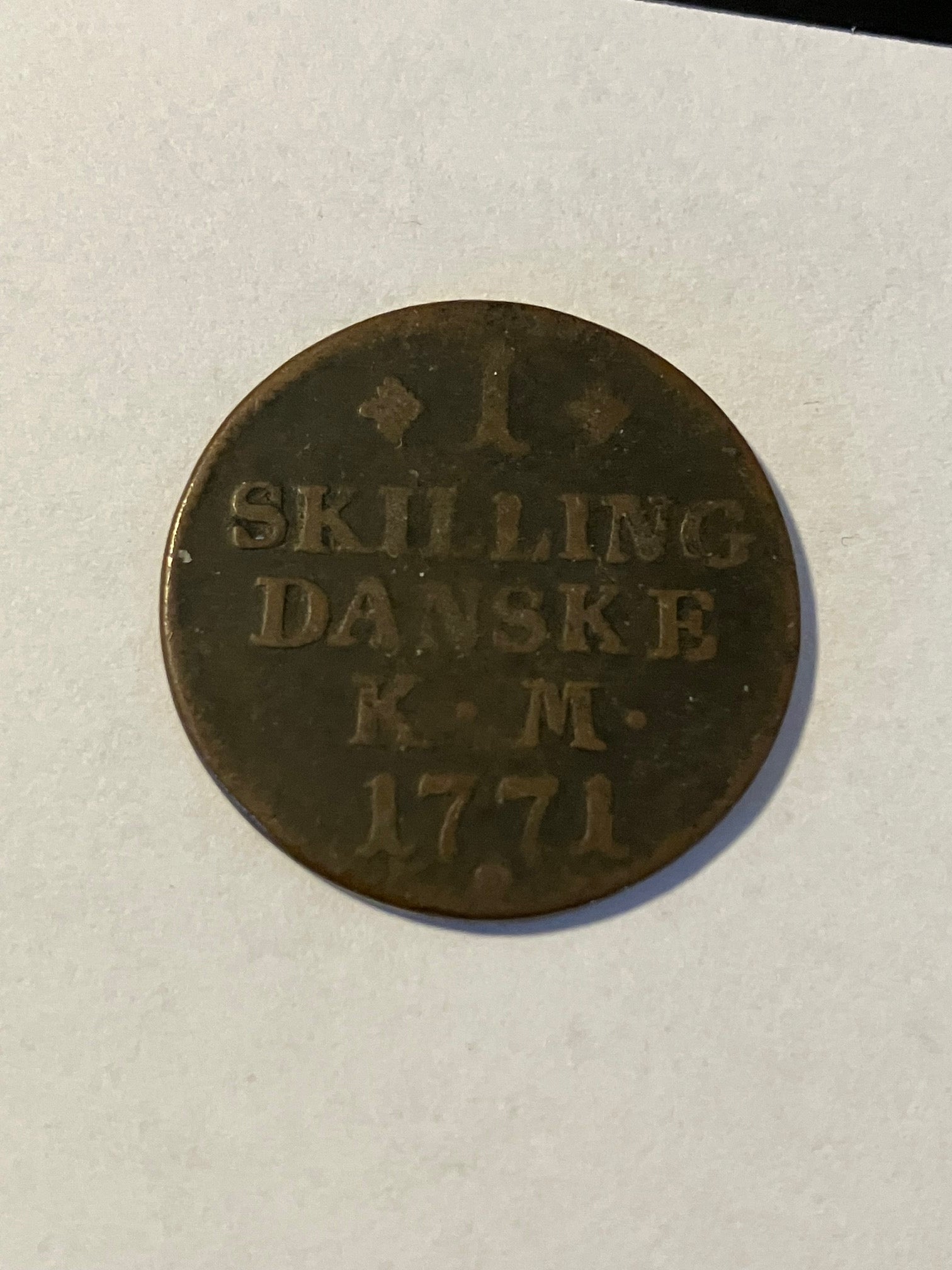 1 Skilling 1771