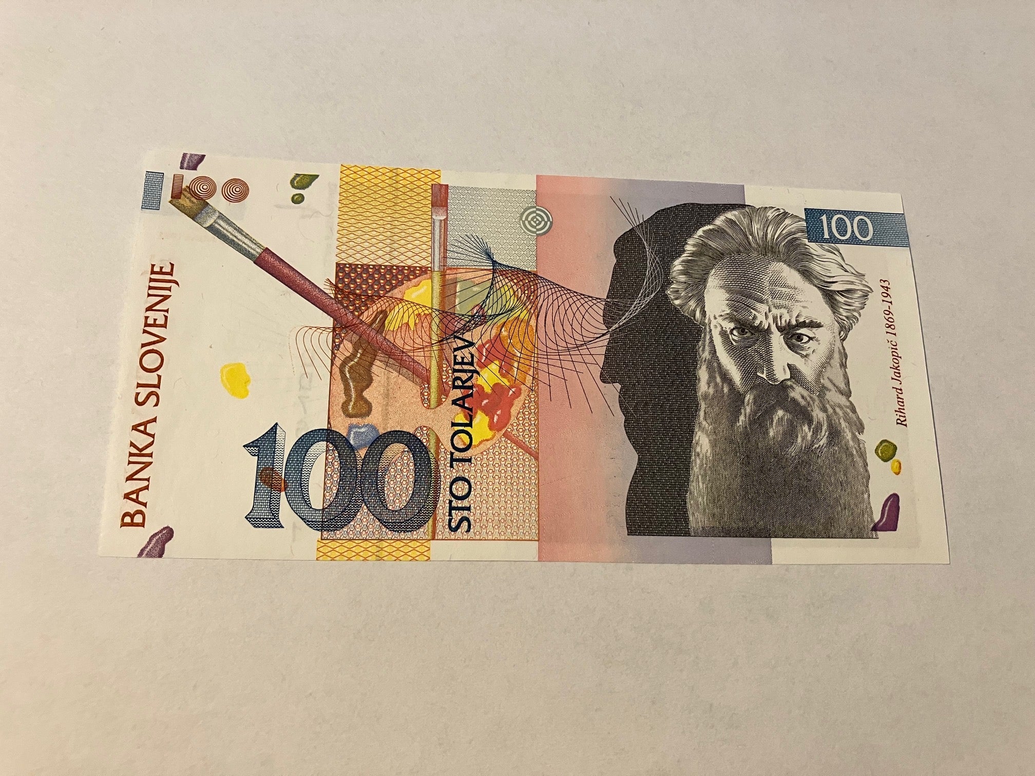 100 Tolarjev Slovenia 1992