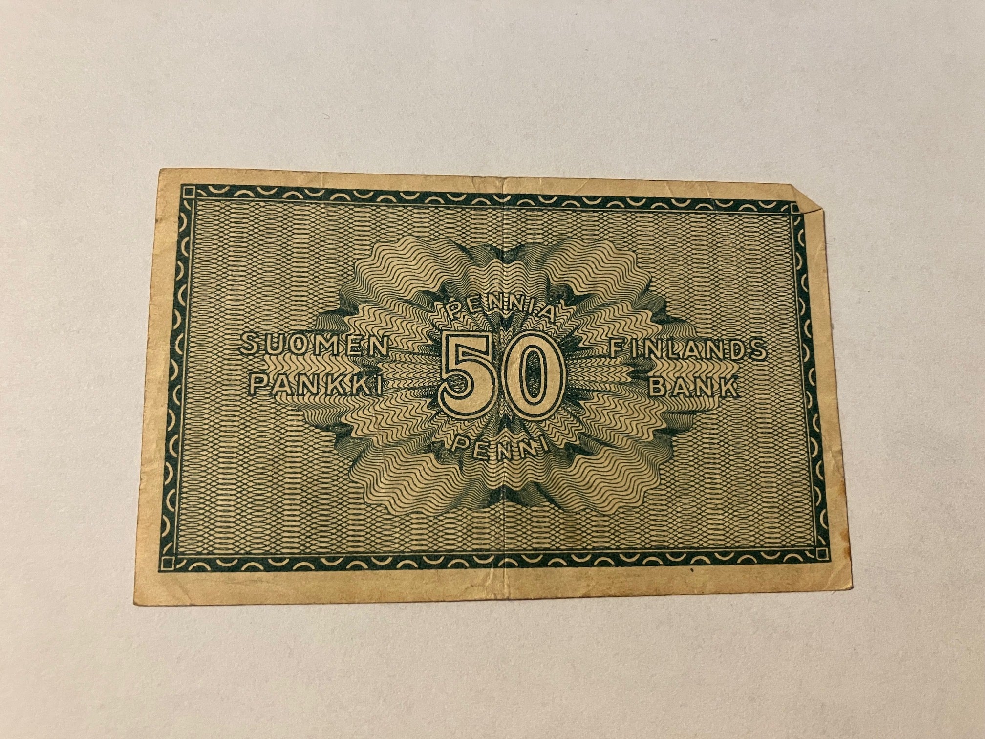 50 Pennia 1918 Finland