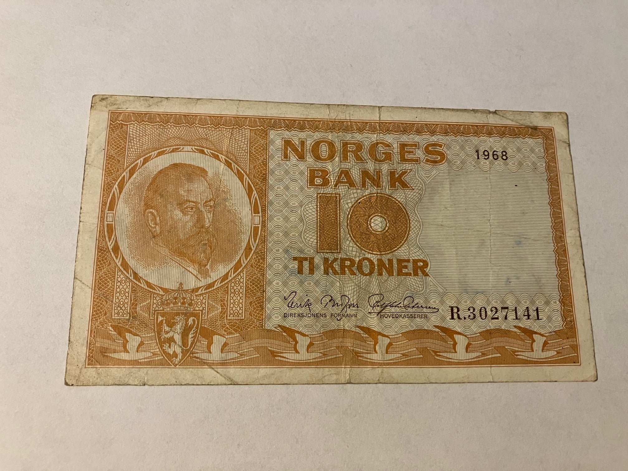 10 Kroner Norge 1968