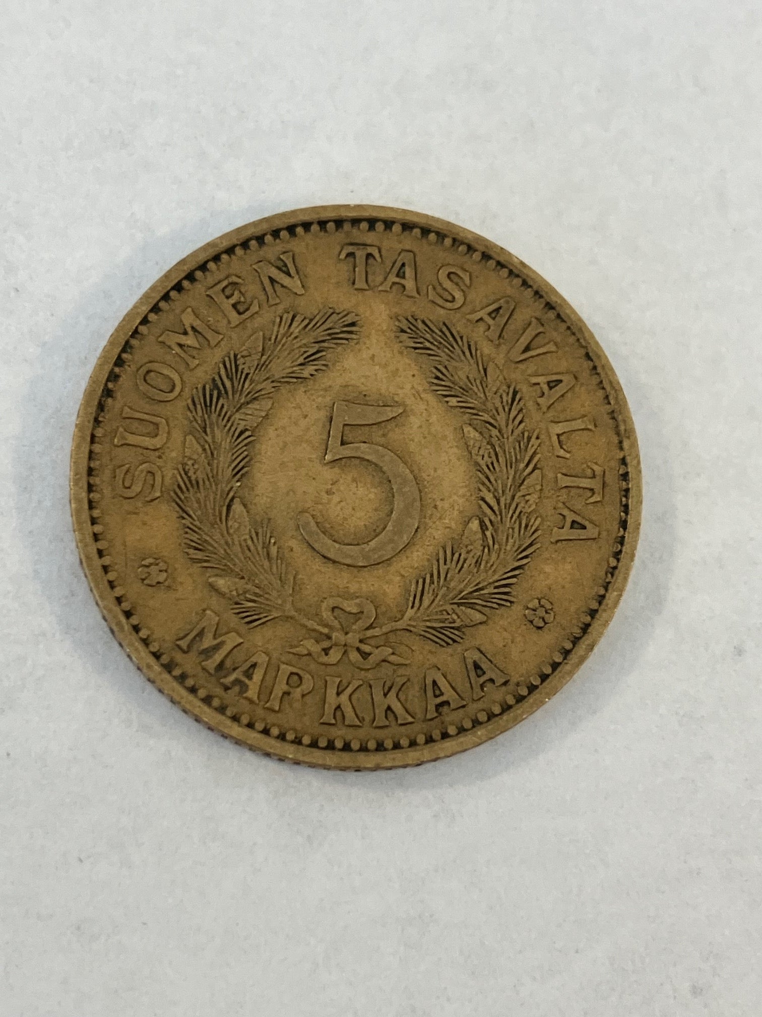 5 Markkaa Finland 1930