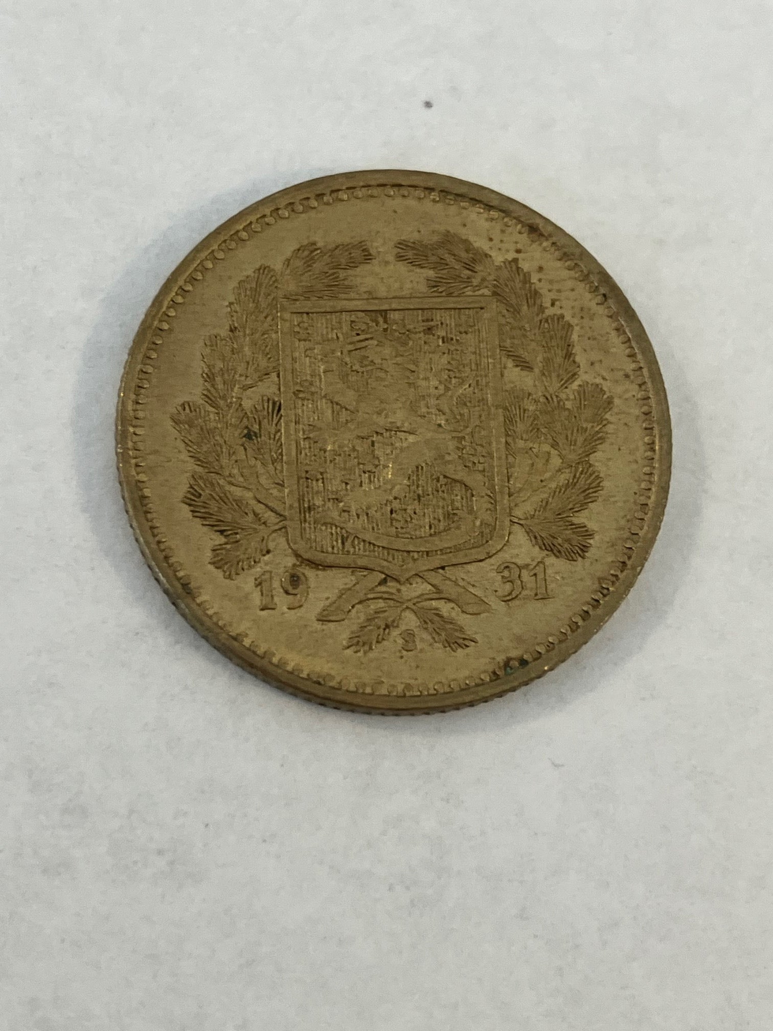 5 Markkaa Finland 1931