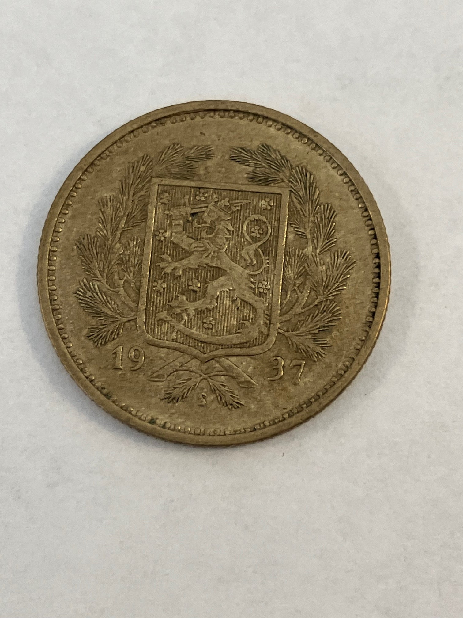 5 Markkaa Finland 1937