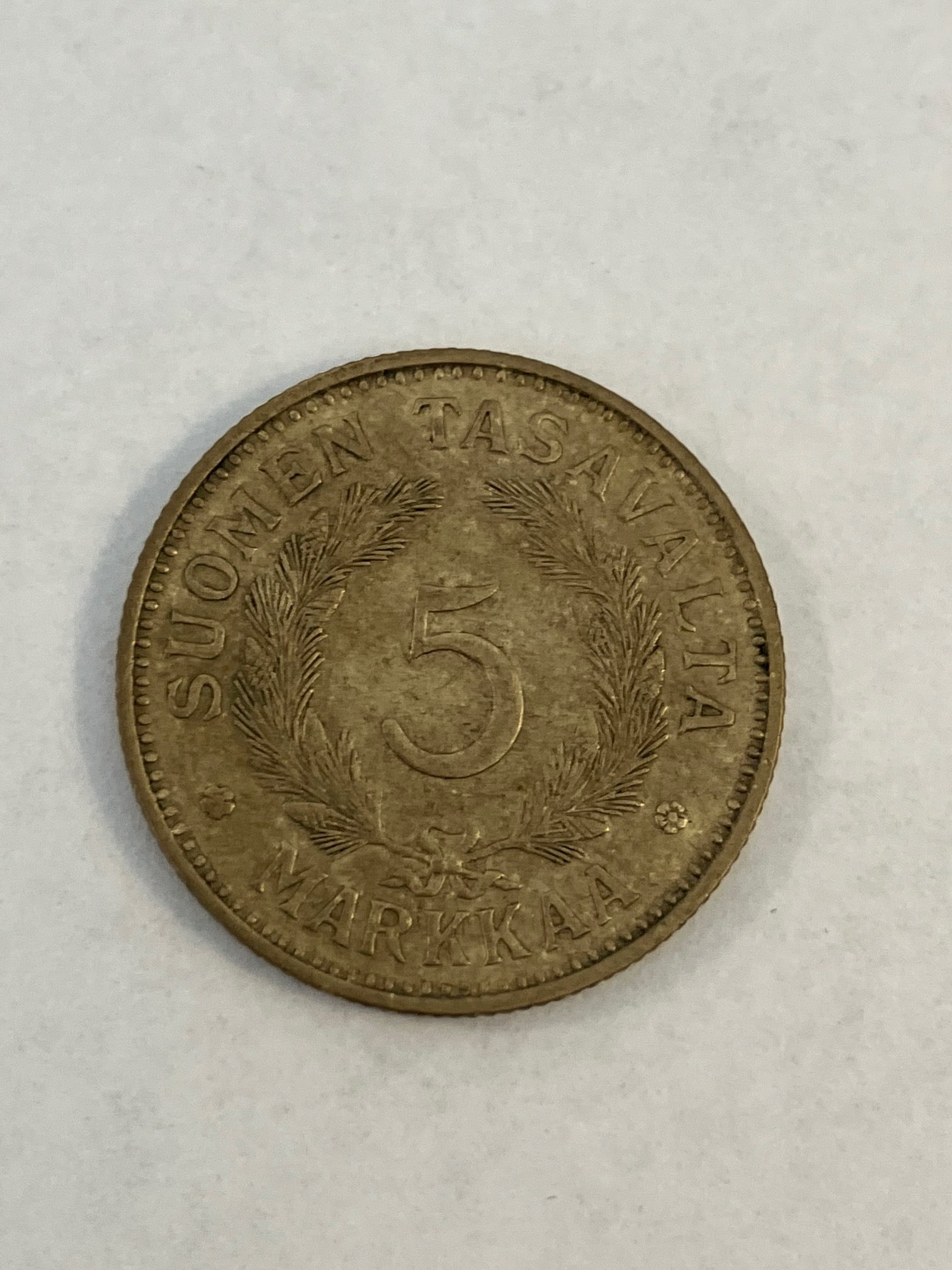 5 Markkaa Finland 1937