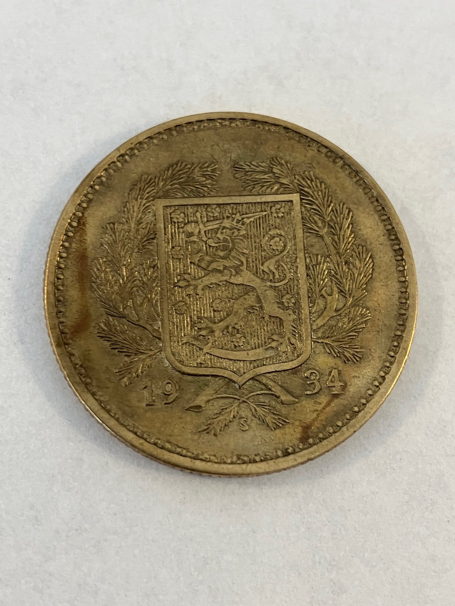 10 Markkaa Finland 1934