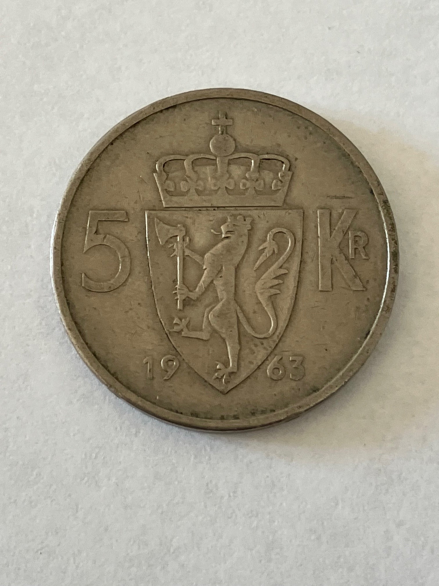 5 Kroner Norge 1963