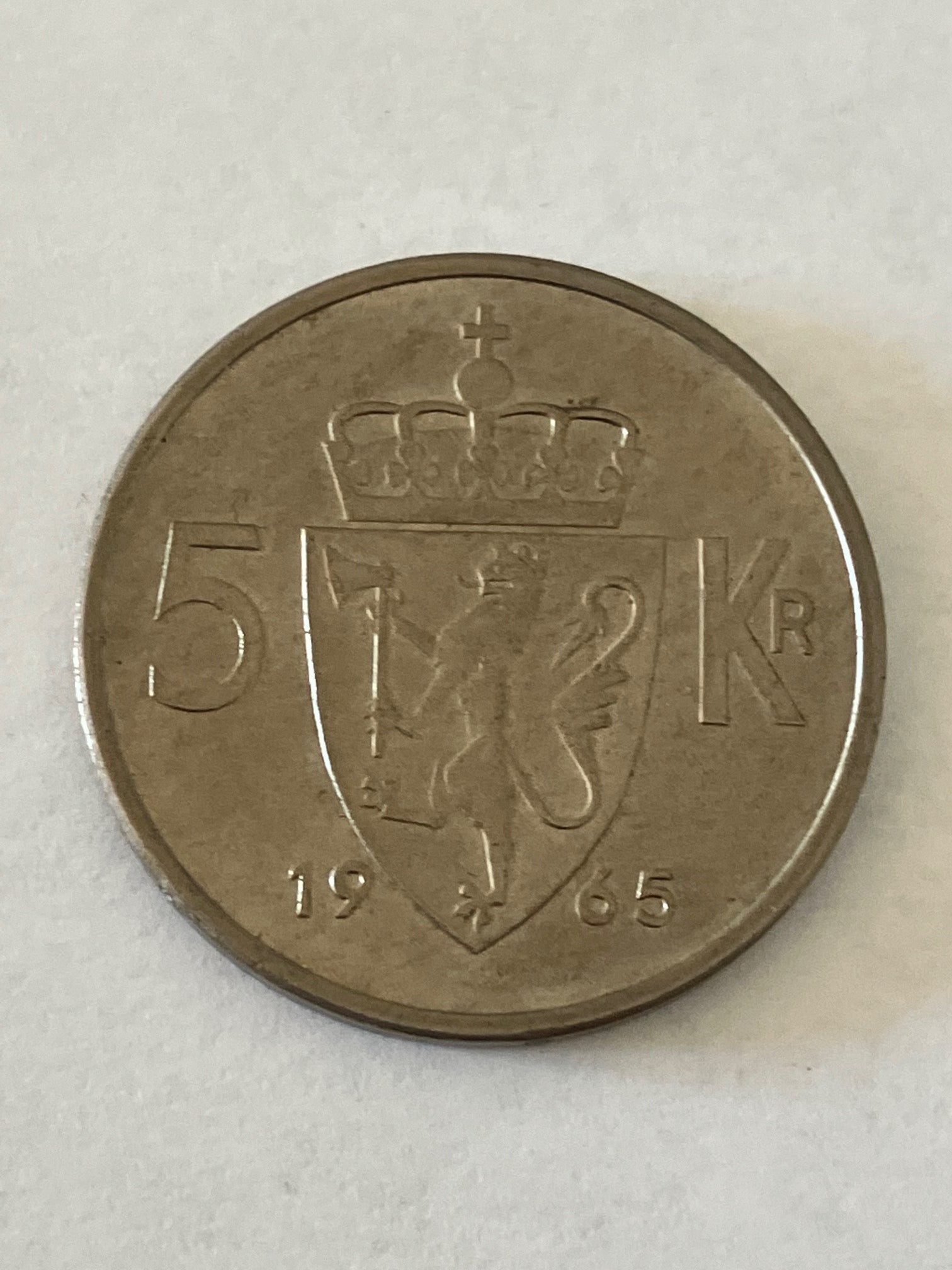 5 Kroner Norge 1965