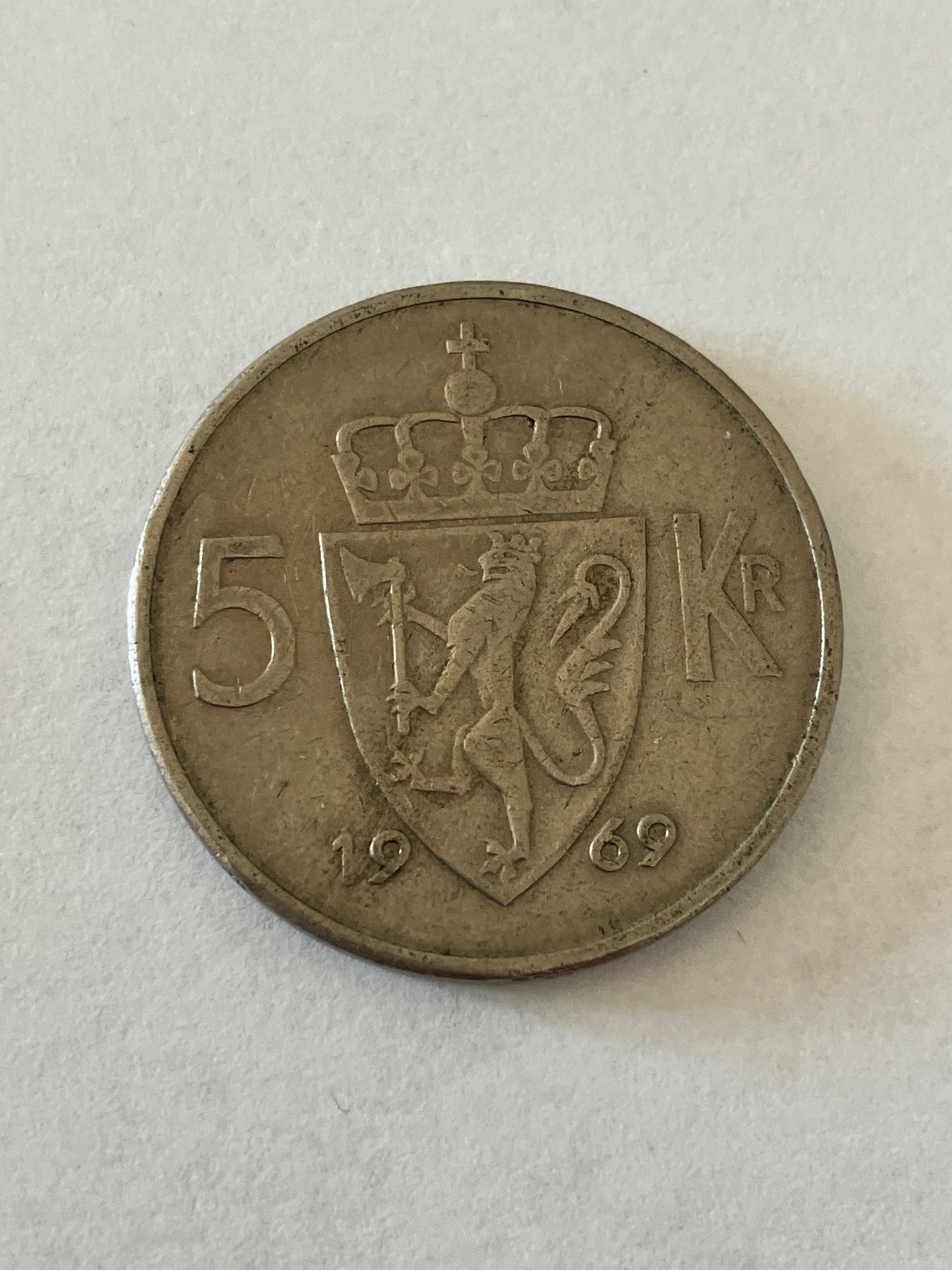 5 Kroner Norge 1969