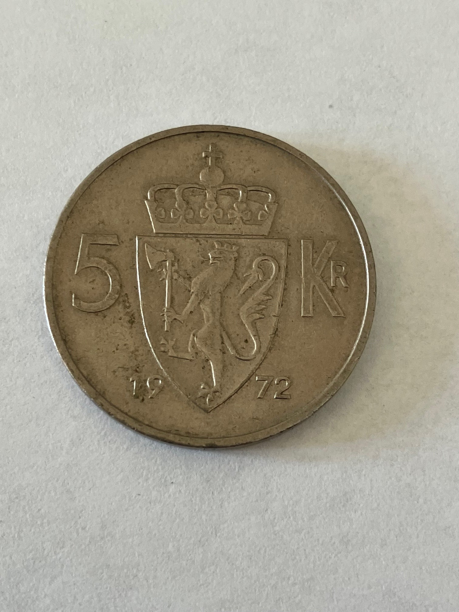 5 Kroner Norge 1972