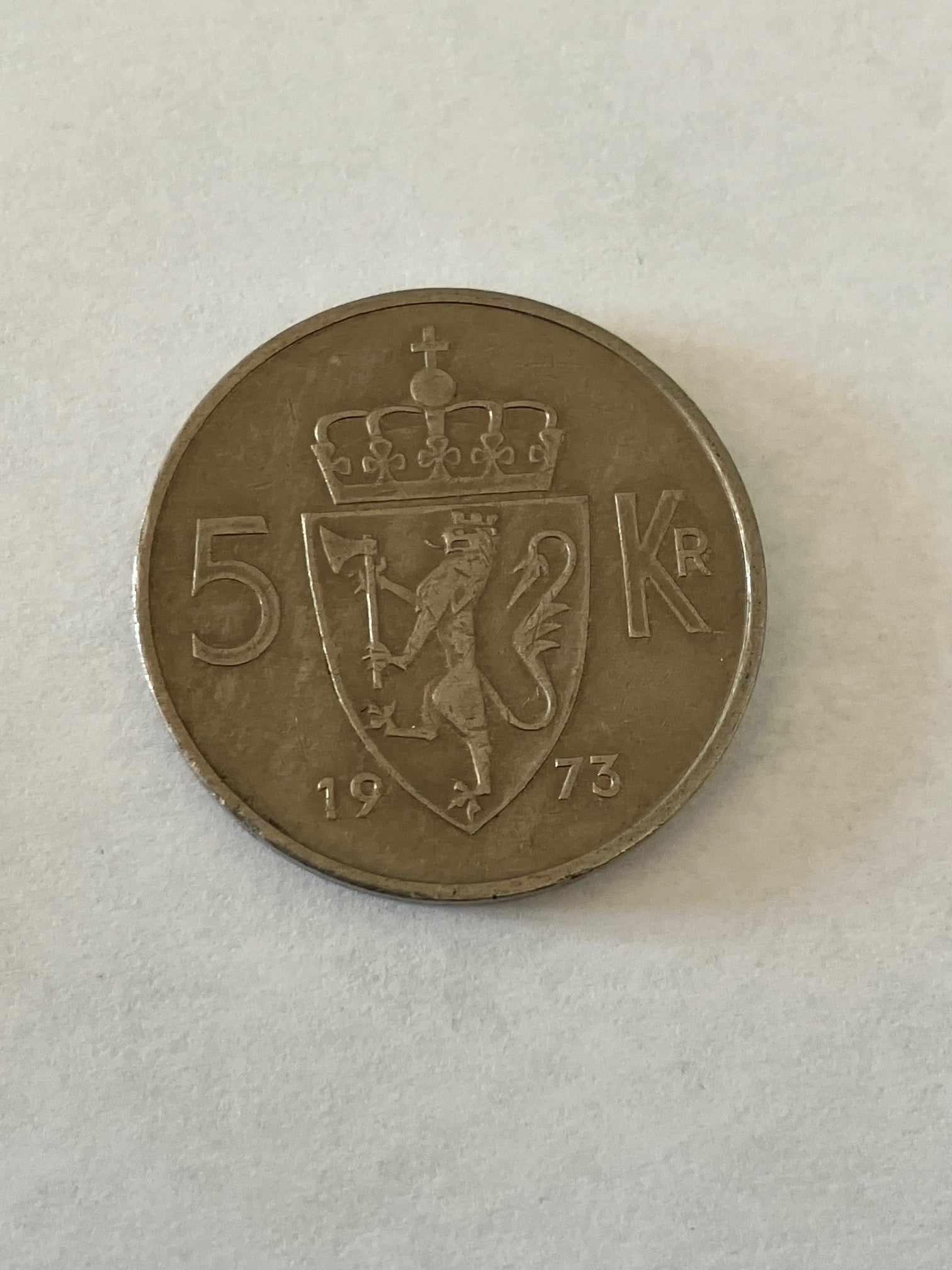 5 Kroner Norge 1973