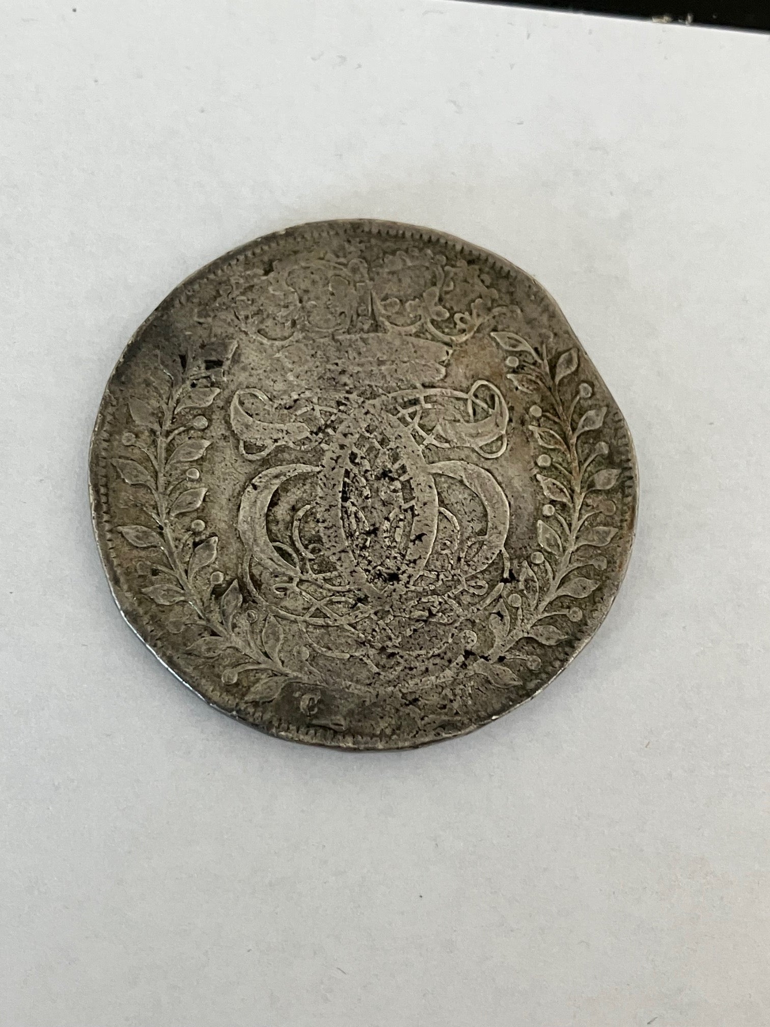 1 Krone Glückstadt 1694 Danmark S.139 Hede 125C