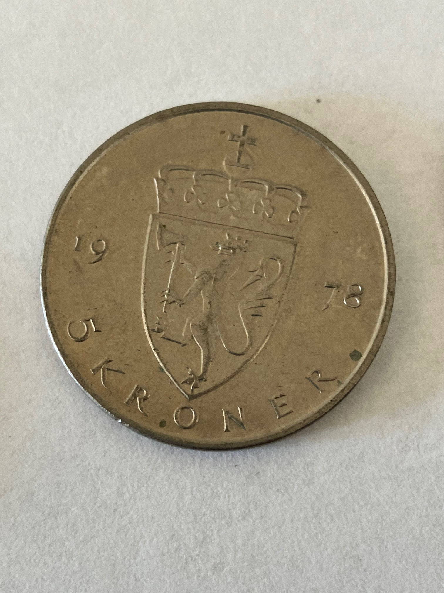 5 Kroner Norge 1978