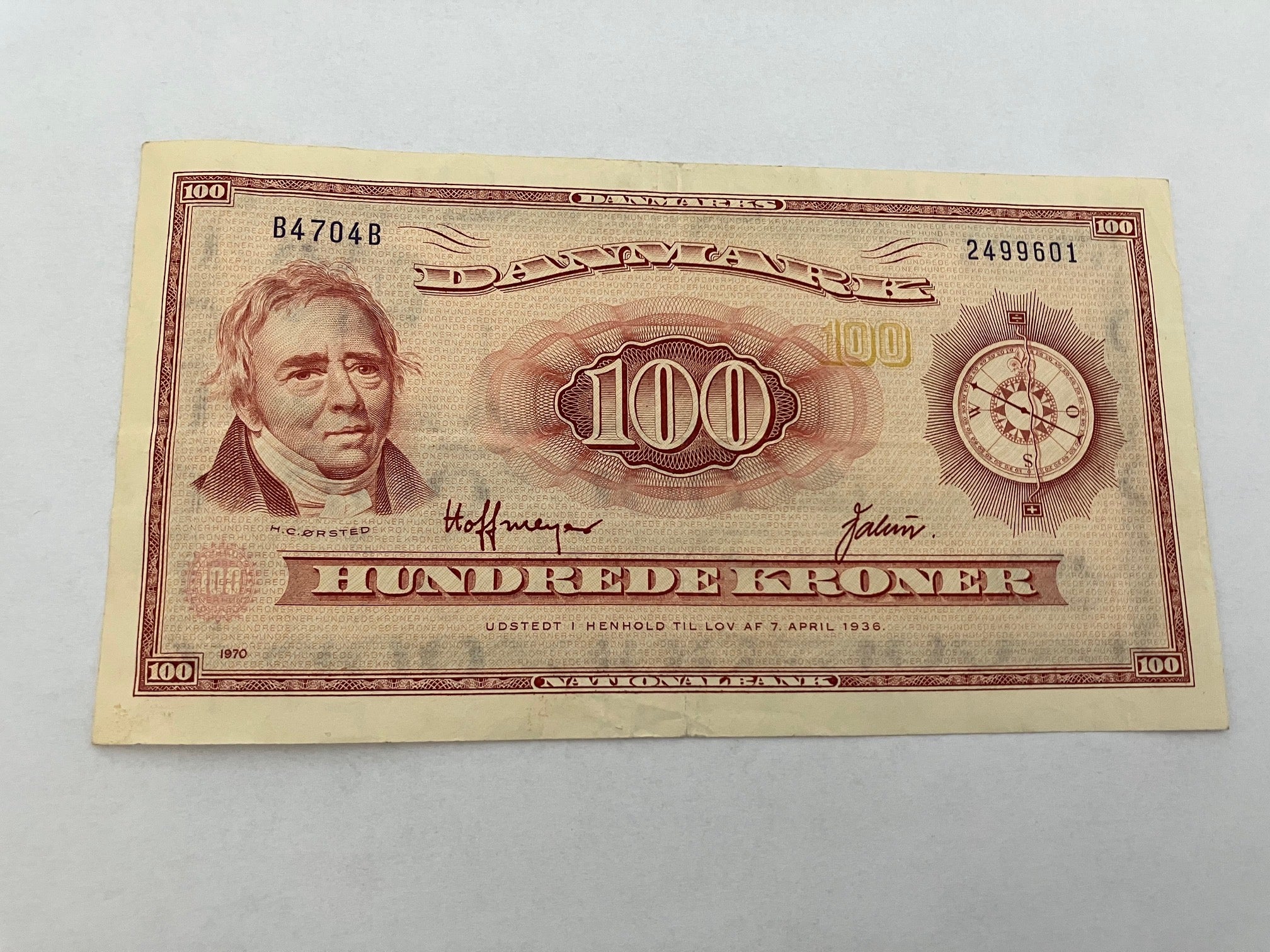 100 Kroner 1970