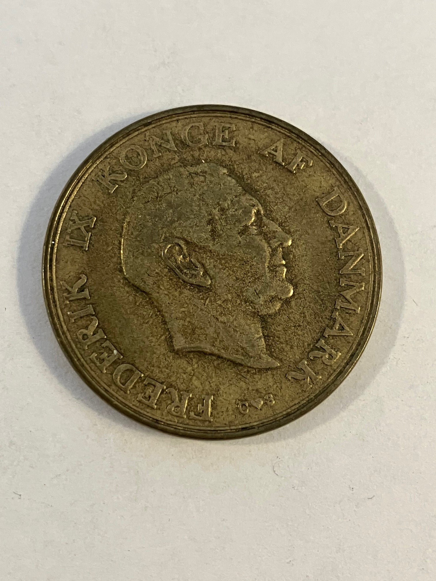 2 kroner 1959 Danmark