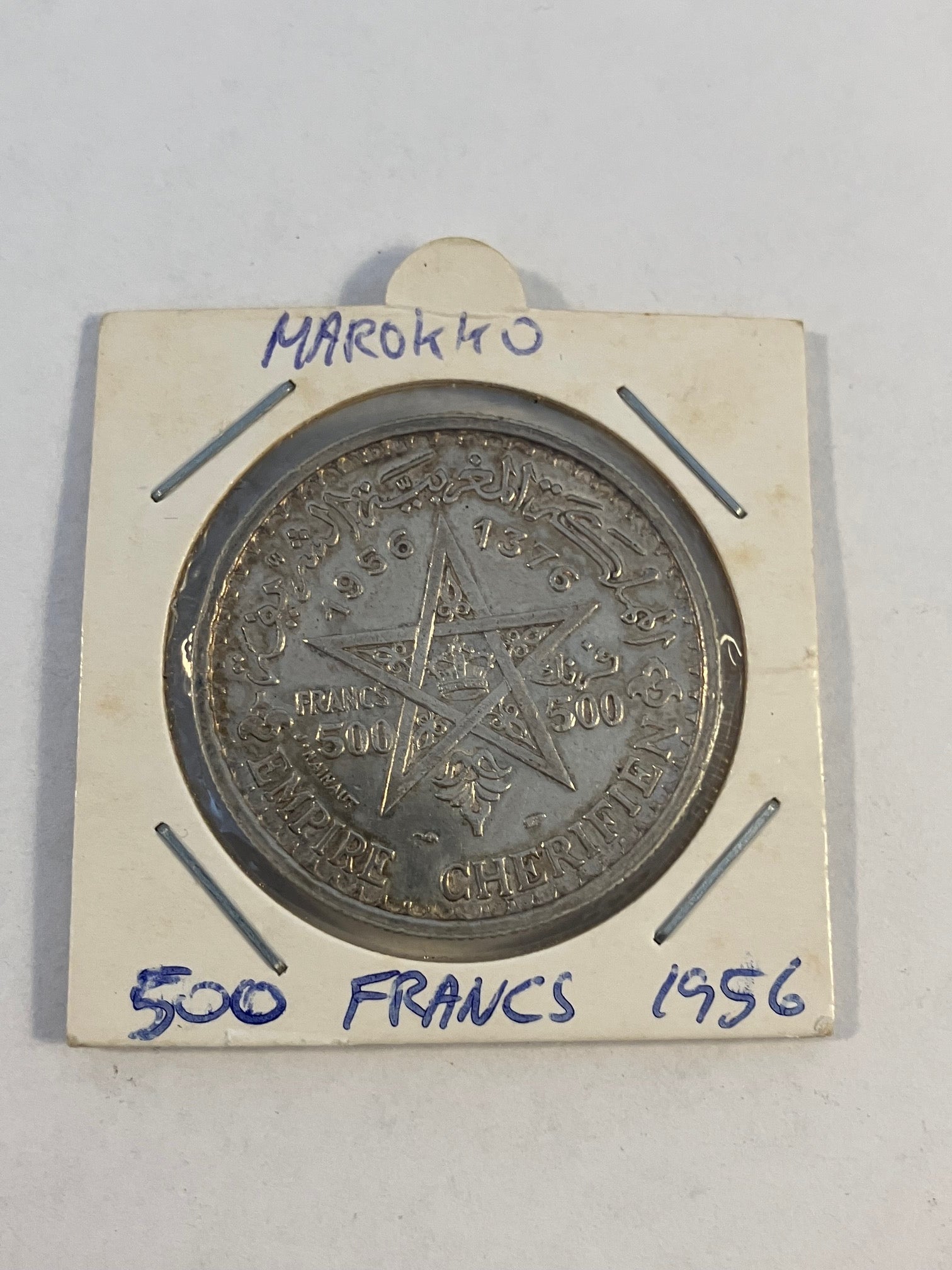 500 Francs Marocco 1956