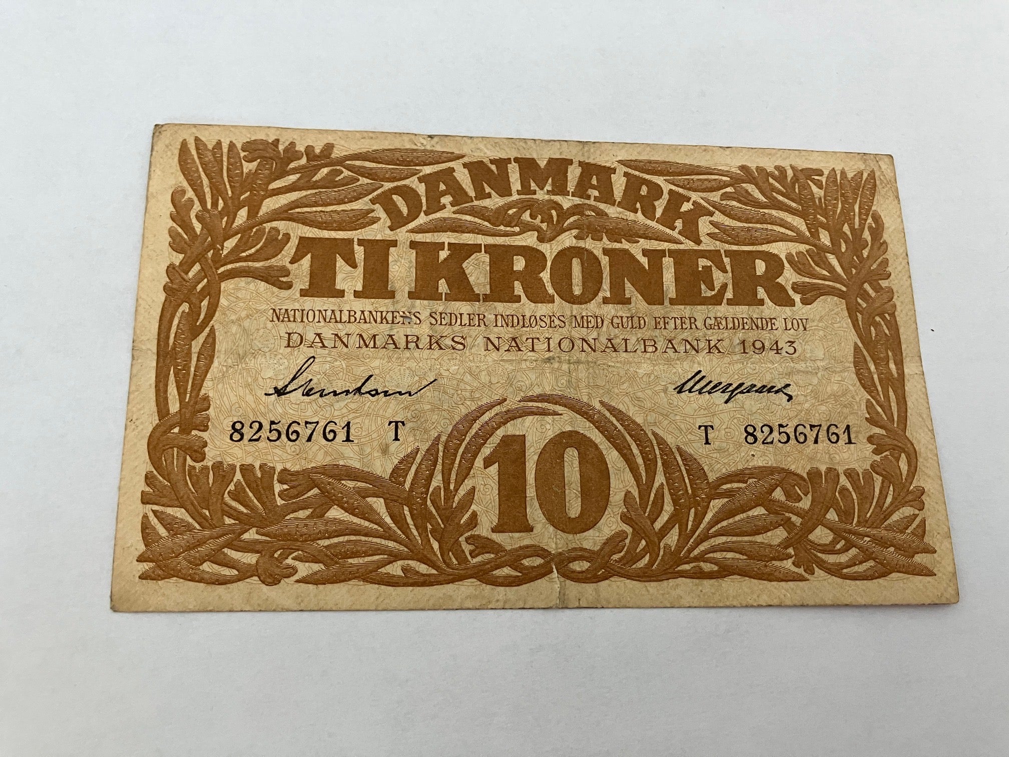 10 Kroner 1943 T