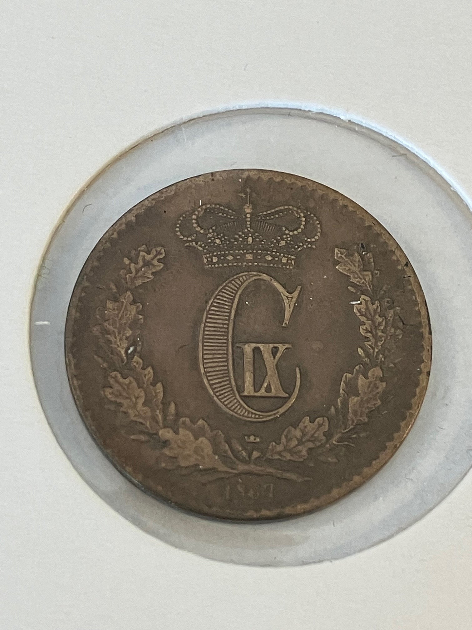 1 Skilling 1867 Danmark