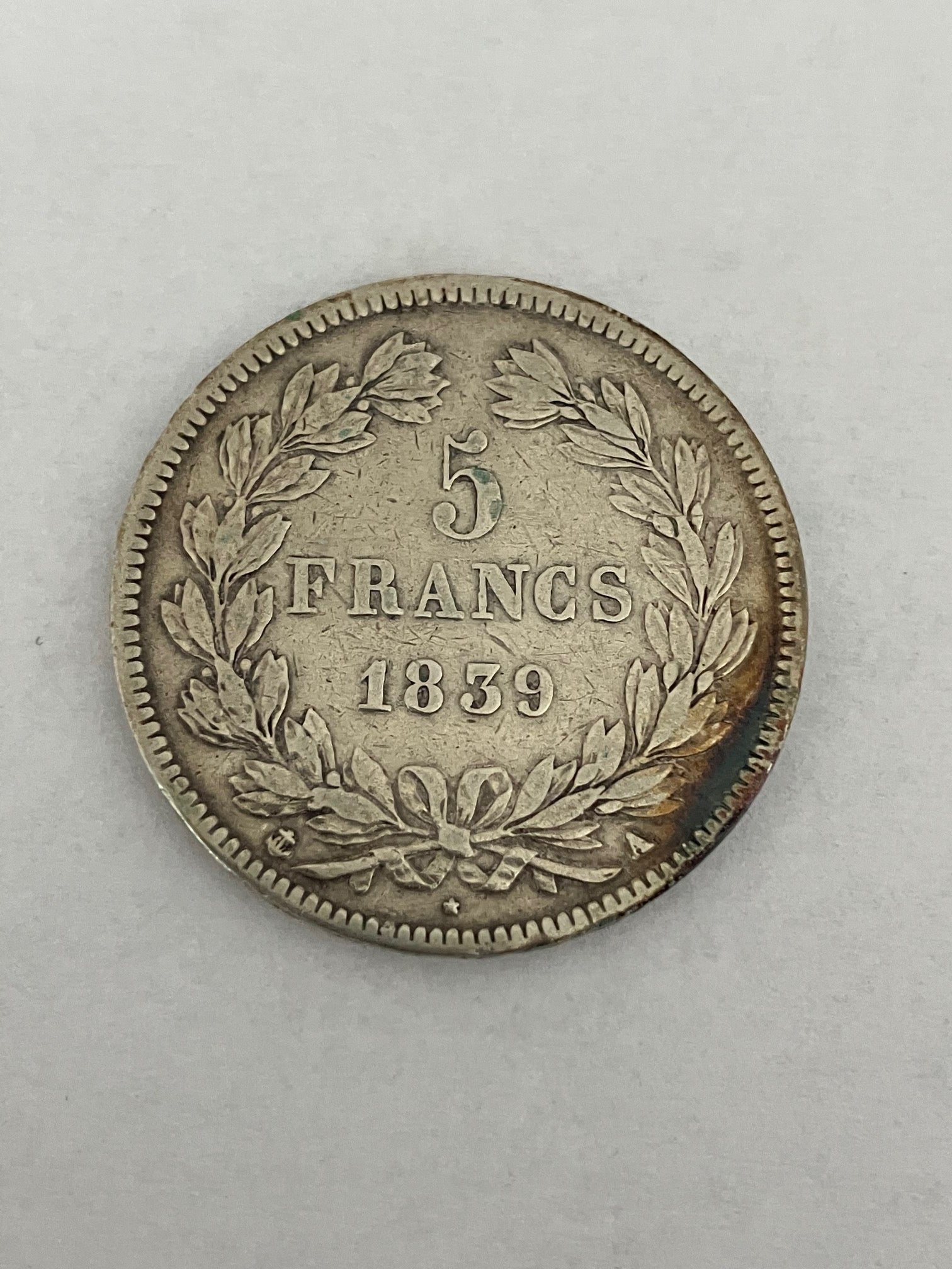 5 Francs France 1839