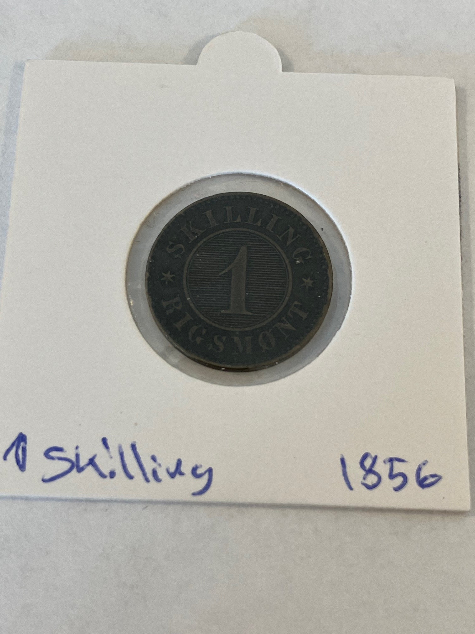 1 Skilling 1856 Danmark