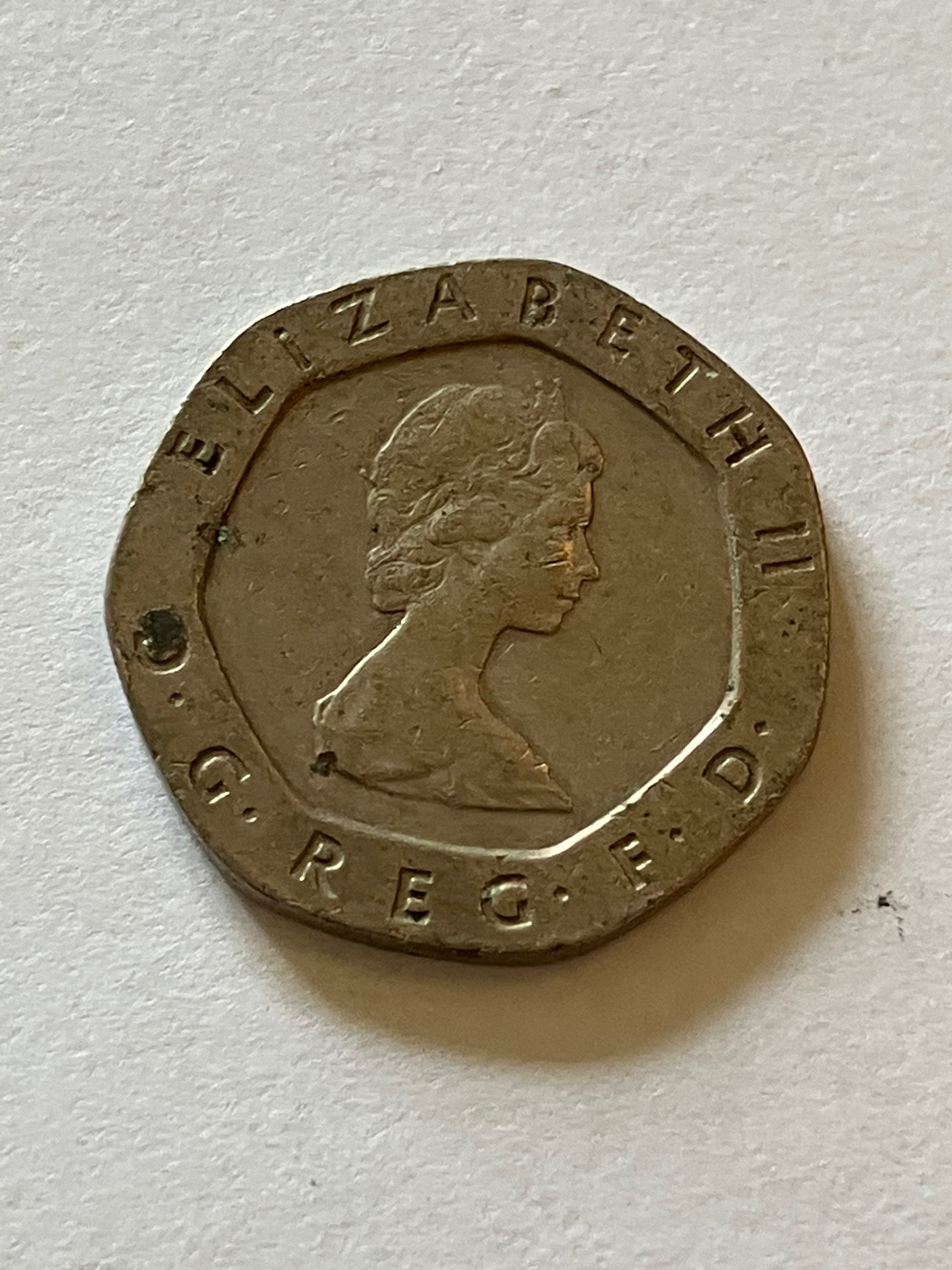 20 Pence England 1984