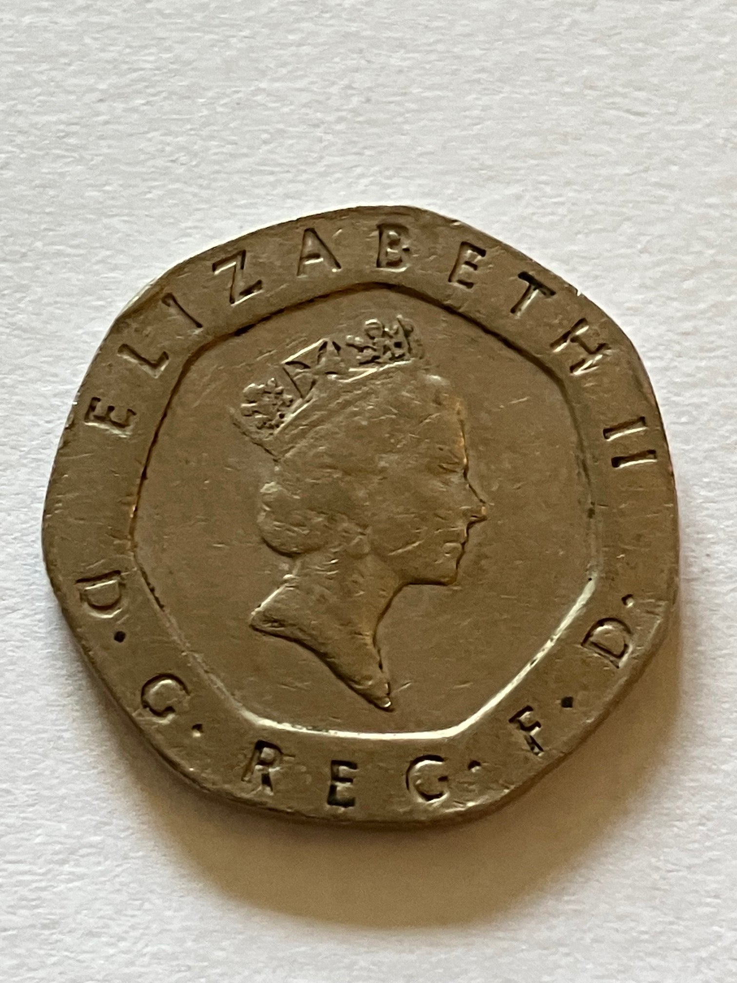 20 Pence England 1987