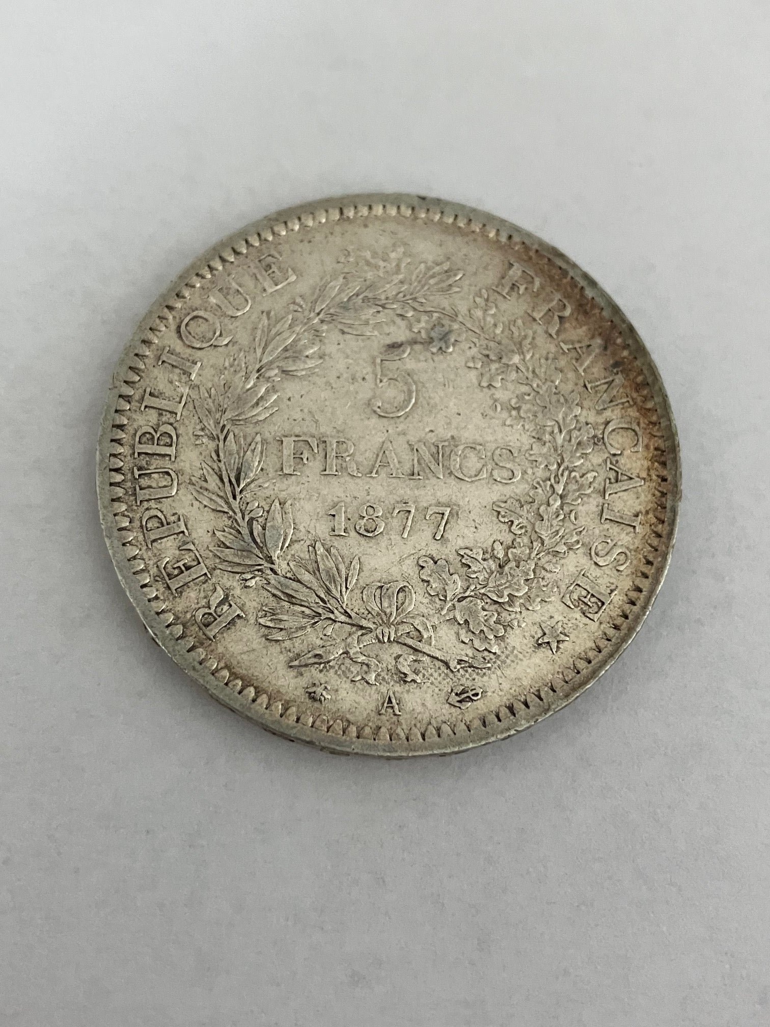 5 Francs France 1877 A