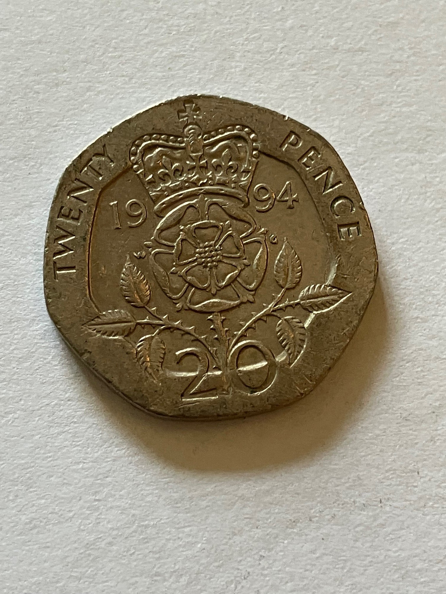 20 Pence England 1994