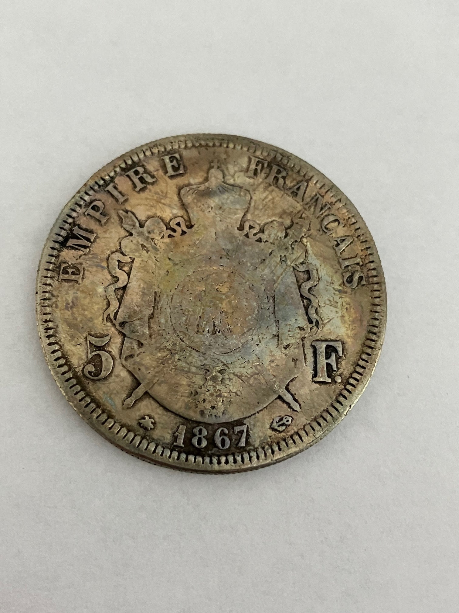 5 Francs 1867 France