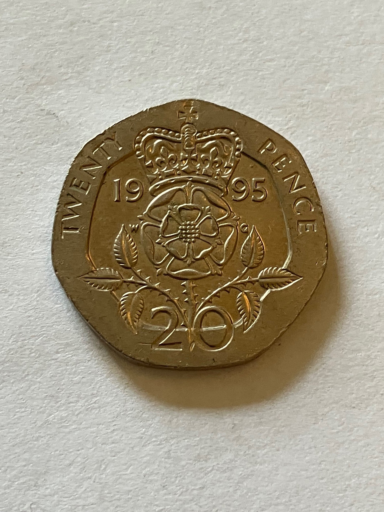 20 Pence England 1995