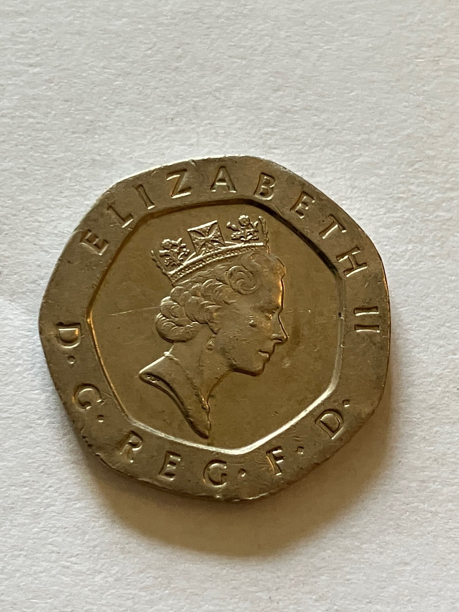 20 Pence England 1997