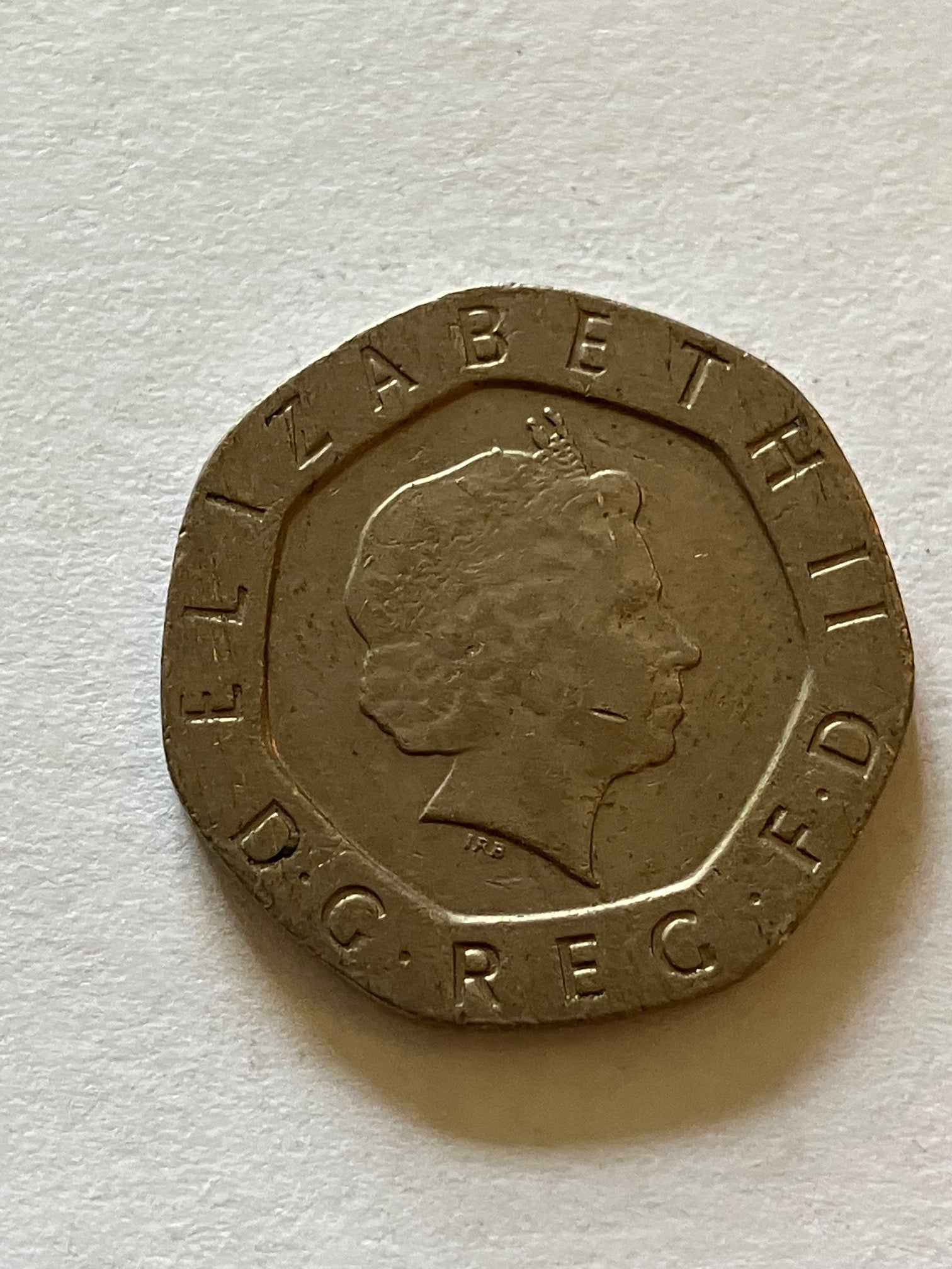 20 Pence England 1998