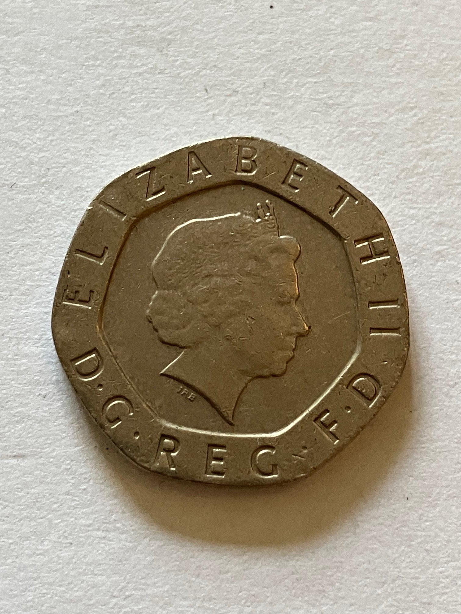 20 Pence England 1999