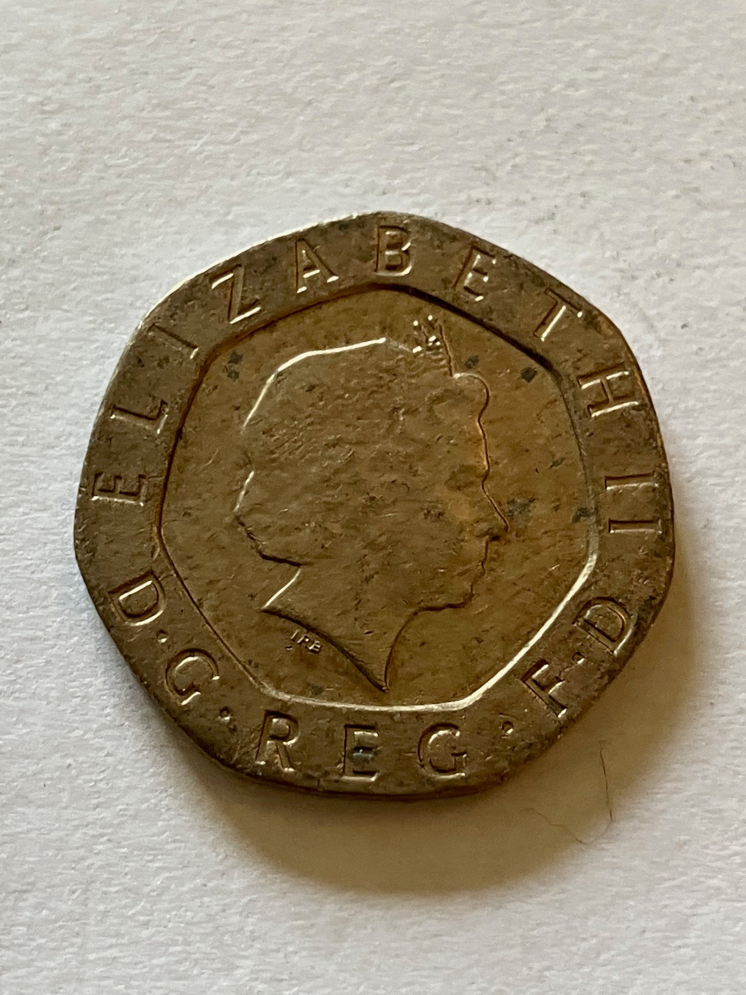 20 Pence England 2002