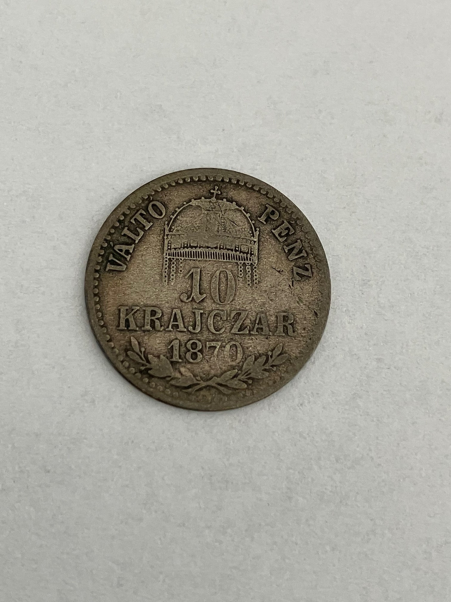 10 Krajczar 1870 Hungary