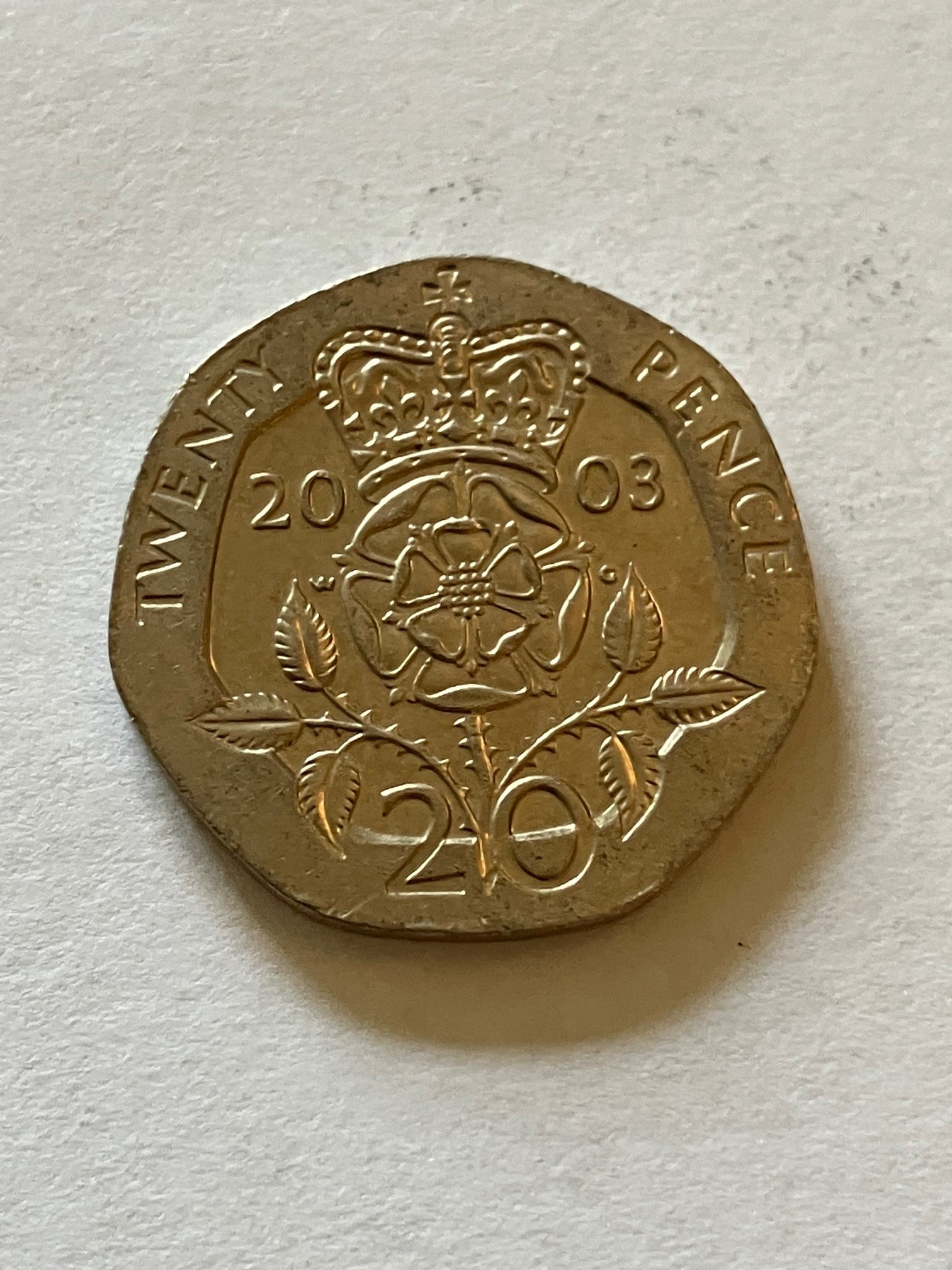 20 Pence England 2003