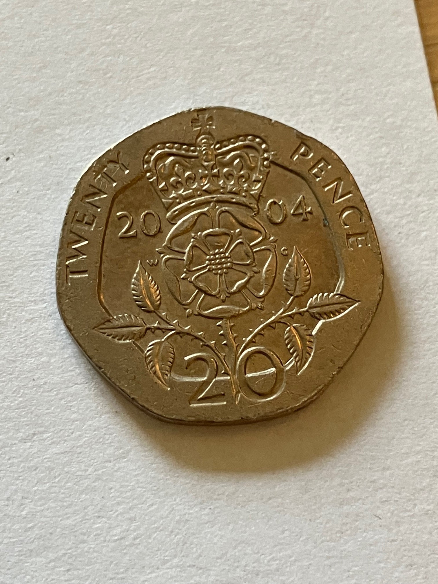 20 Pence England 2004