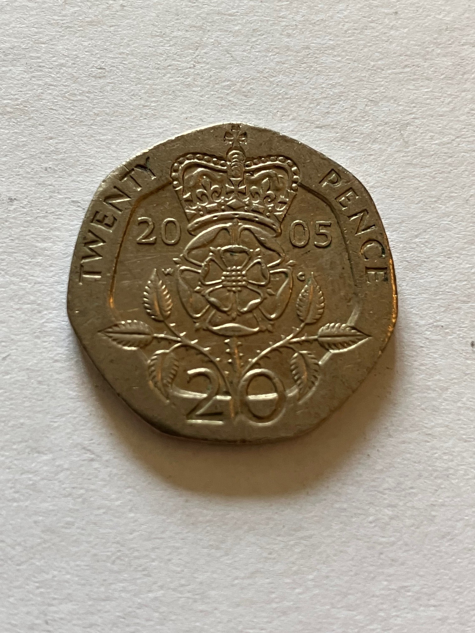 20 Pence England 2005