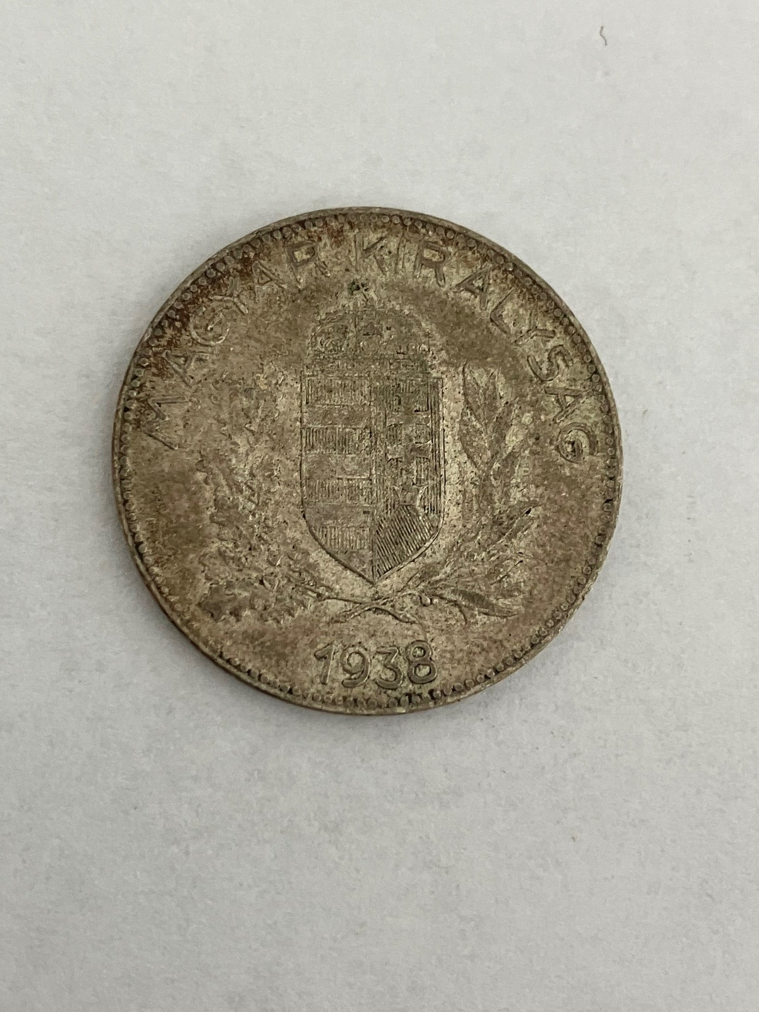 1 Pengo 1938 Hungary