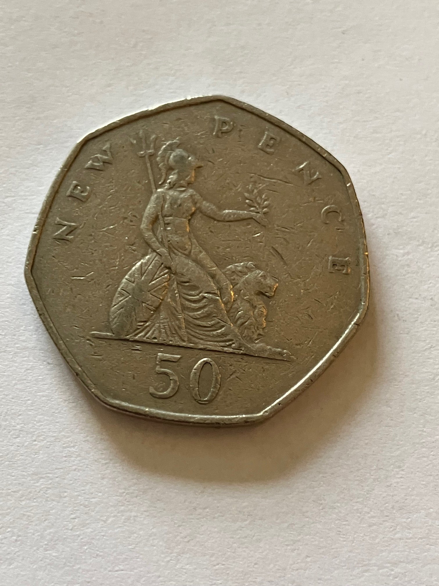 50 Pence England 1969