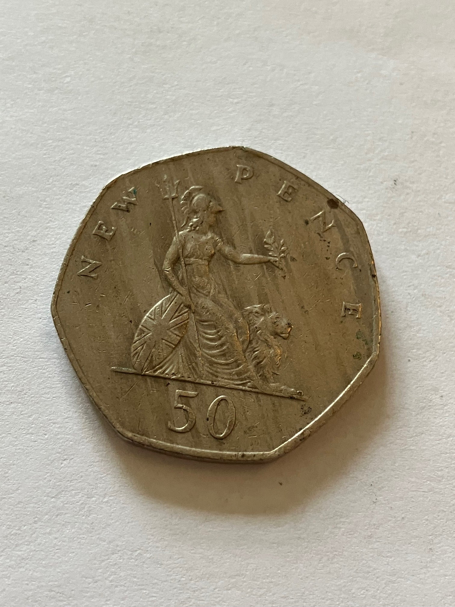 50 Pence England 1981